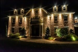Brick House Outdoor Lighting for safety and security in Nashville