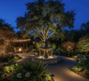 Custom Outdoor Lighting for Pathways and Gardens